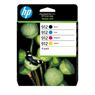 HP Confezione da 4 cartucce di inchiostro nero, ciano,...
