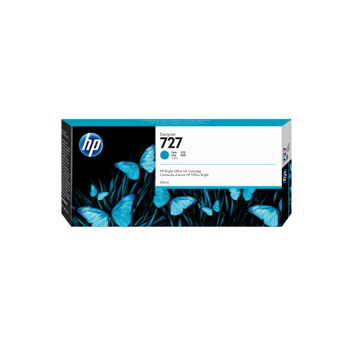 HP Cartuccia inchiostro ciano DesignJet 727,...