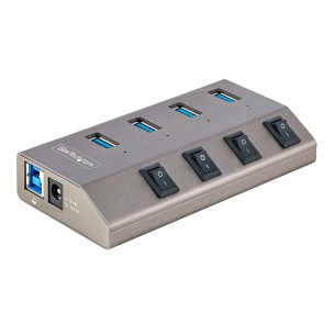 StarTech.com Hub USB-C Autoalimentato a 4 Porte con...