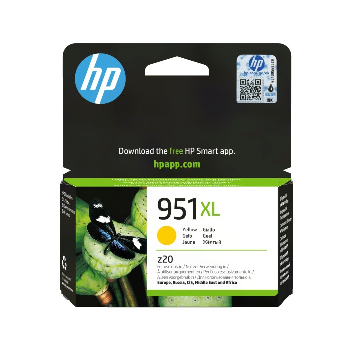 HP Cartuccia originale inchiostro giallo ad...