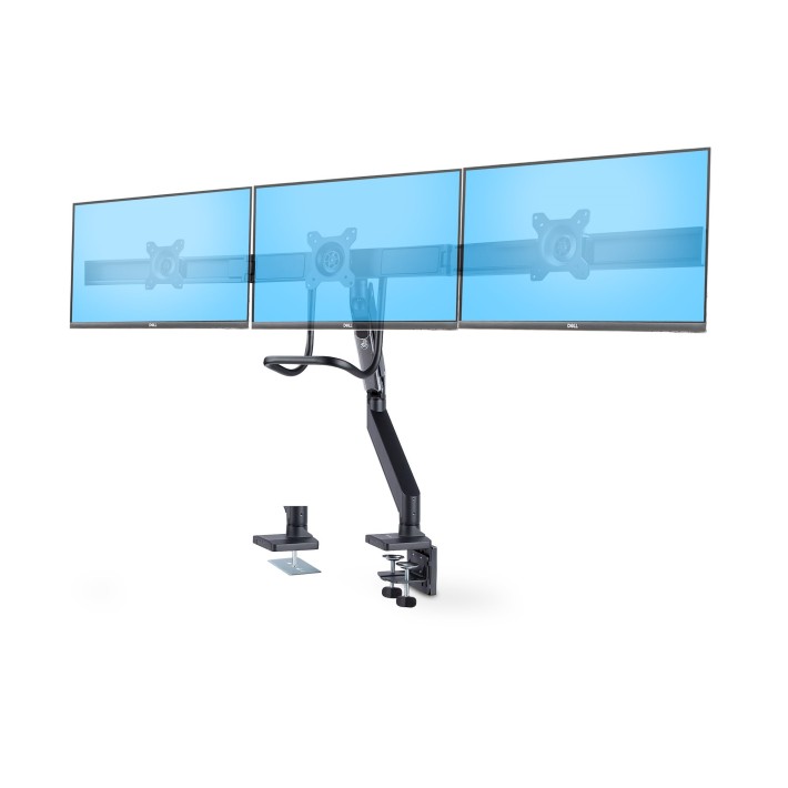 StarTech.com Supporto per 3 monitor da 27" a...