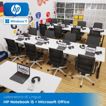 Laboratorio di Lingue - HP Notebook I5 - Microsoft Office