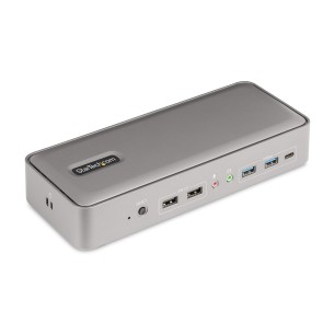StarTech.com KVM Docking Station USB-C per due laptop,...