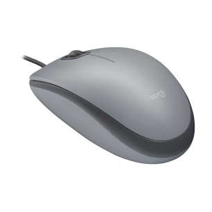 Logitech M110 mouse a filo (grigio)
