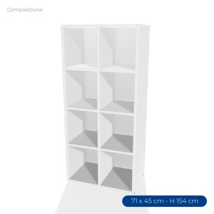 COMPOSIZIONI EDERA Armadio con Fondo Composto da 2 Moduli...
