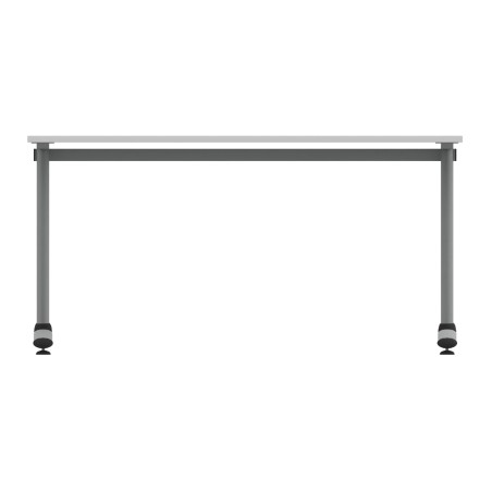 Tavolo Tiglio Fisso in Melaminico con Piedini - Dimensioni 160 x 70 x 76,5 cm - Colore Piano...