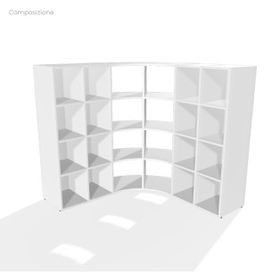 COMPOSIZIONI EDERA Armadio Composto da 4 Moduli...