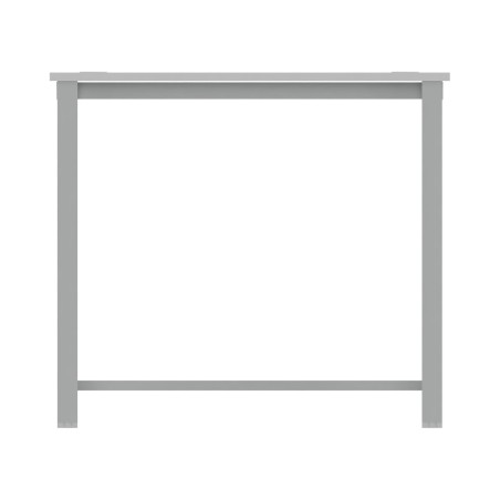 Tavolo Tiglio Lab in Melaminico con Piedini e Poggiapiedi - Dimensioni 200x80x107,2 cm -...