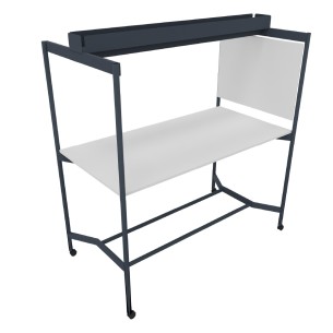Tavolo Tiglio Stile Co-Working in Melaminico con...
