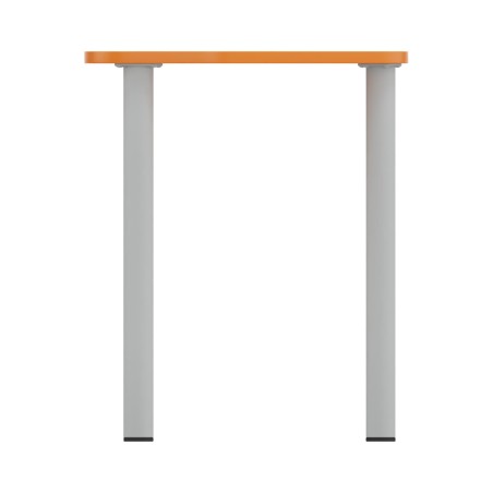 Tavolo Pino Trapezio 4 Gambe in Melaminico con Piedini - Dimensioni 75,5 x 58,5 x 76 cm -...