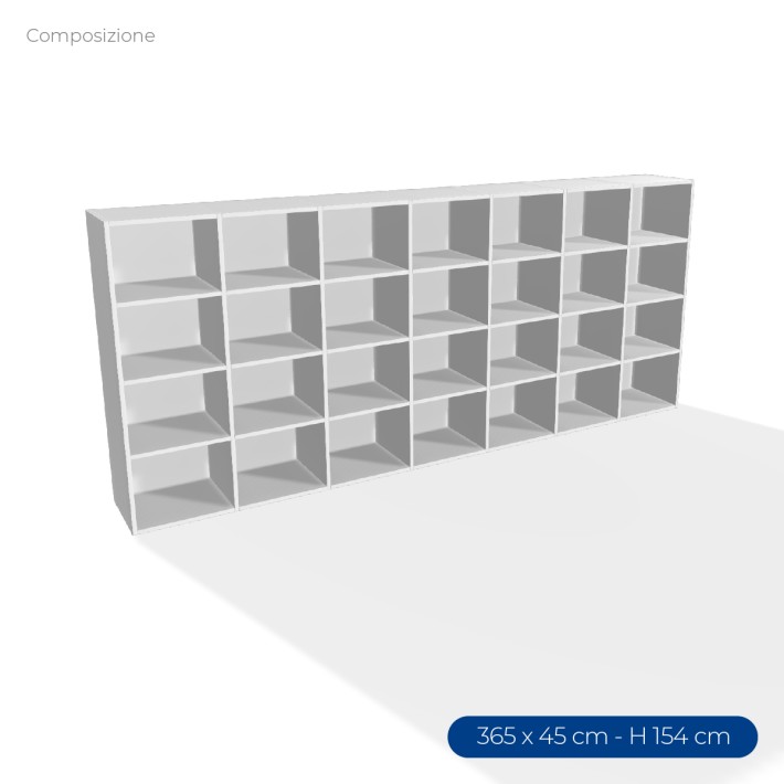 COMPOSIZIONI EDERA Armadio con Fondo Composto...