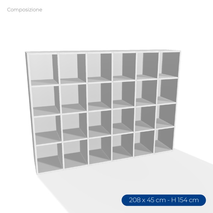 COMPOSIZIONI EDERA Armadio con Fondo Composto...