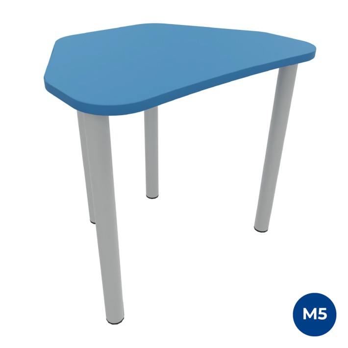 Tavolo Pino Trapezio 4 Gambe in Melaminico con...