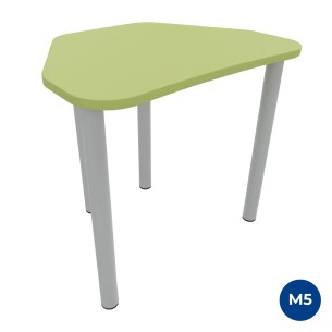 Tavolo Pino Trapezio 4 Gambe in Melaminico con Piedini -...