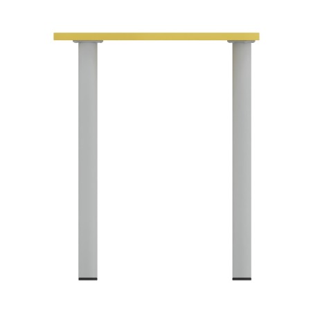 Tavolo Pino Trapezio 4 Gambe in Melaminico con 2 Ruote - Dimensioni 75,5 x 58,5 x 71 cm -...