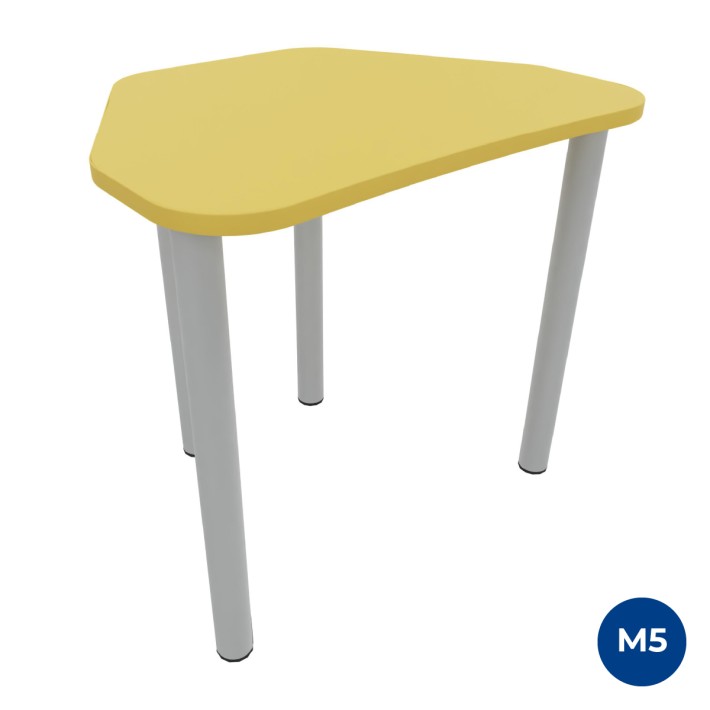 Tavolo Pino Trapezio 4 Gambe in Melaminico con...