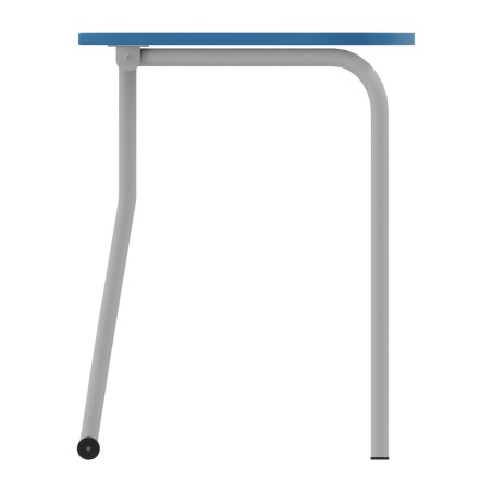 Tavolo Pino RB a Spicchio di Cerchio - Dimensioni 83x55,5x72 cm (M5) - Colore Blu Bordo Blu...