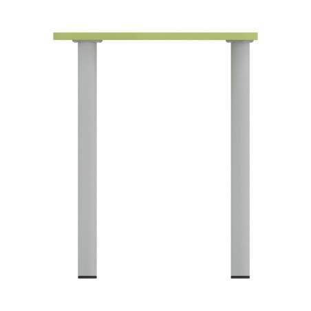 Tavolo Pino Trapezio 4 Gambe in Melaminico con 2 Ruote - Dimensioni 75,5 x 58,5 x 71 cm -...