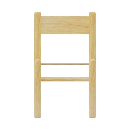 Sedia Bebe Finitura Legno - Altezza Seduta 31 Cm - Colore Scocca e Gambe Legno