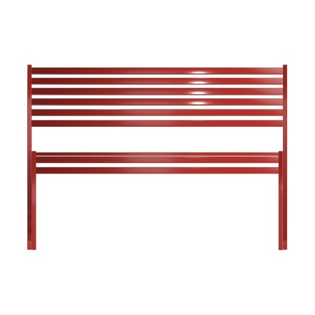 Panca con Schienale da Esterno Modello Radura Essenza - Dimensioni 120x50x45 cm - in Metallo...