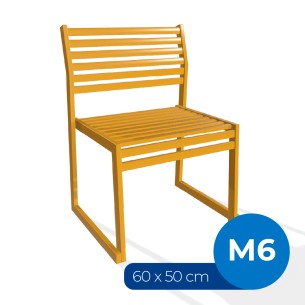 Panca con Schienale da Esterno Modello Radura Essenza -...