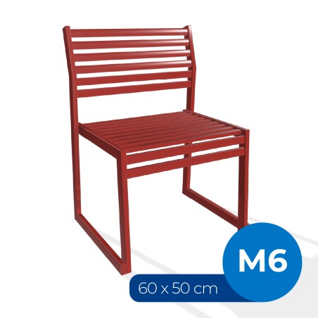 Panca con Schienale da Esterno Modello Radura Essenza - Dimensioni 60x50x45 cm - in Metallo...