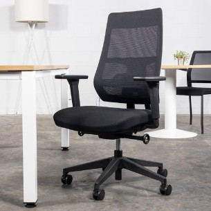 Sedia Operativa Modello 934M - Colore Nero/Rosso 2