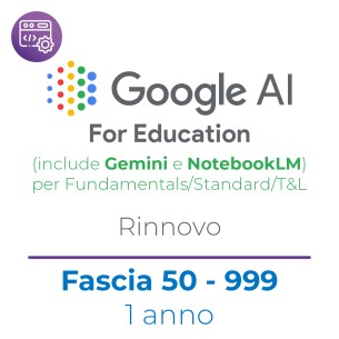 Google AI Pro for Education (include Gemini e NotebookLM)...