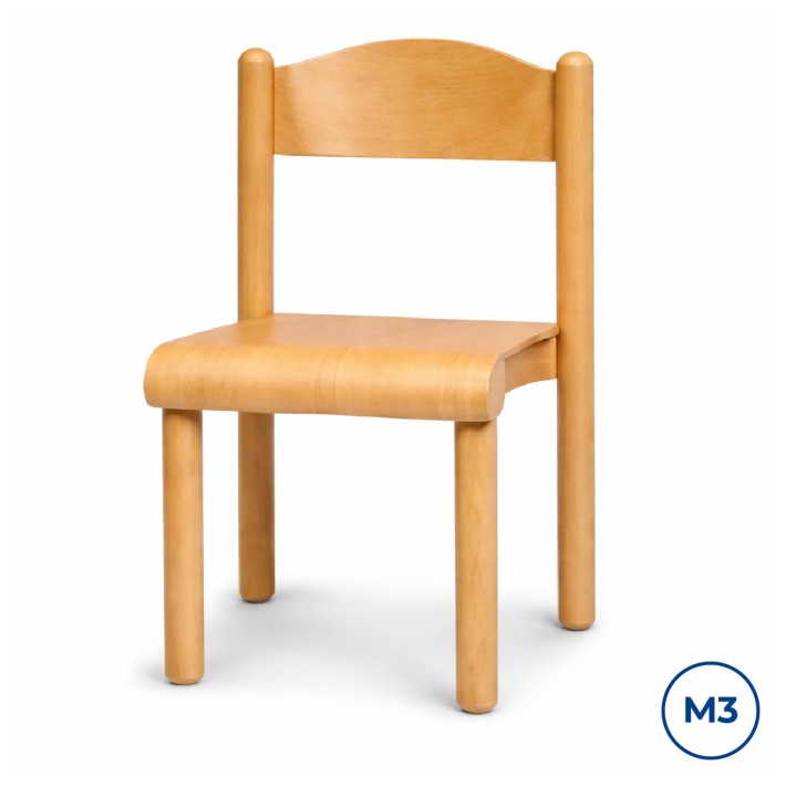 Seduta Infanzia in Legno Impilabile - Altezza Seduta 35 cm