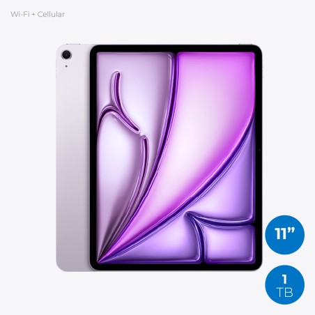 Tablet - Apple iPad Air 11"- Wi-Fi + Cellular 1TB - Purple