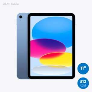 Tablet - Apple iPad 11"- Wi-Fi + Cellular 515GB - Blue