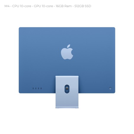All in One 24" Retina 4.5K -  Apple IMac - CPU Apple M4 chip with 10‑core CPU and 10‑core...