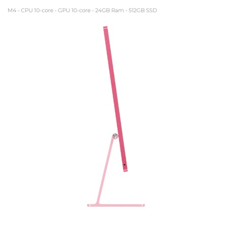 All in One 24" Retina 4.5K - Apple IMac - M4 CPU 10‑core - GPU 10‑core - 24GB Ram - 512GB...