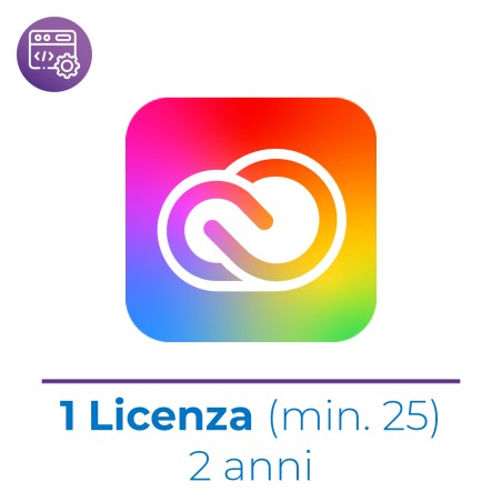 Creative Cloud Enterprise K12 Shared Device - Nuova Attivazione VIP MP EDU - 1 Dispositivo...