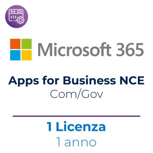 Microsoft 365 Apps For Business - NCE Com/Gov - 1 Utente...