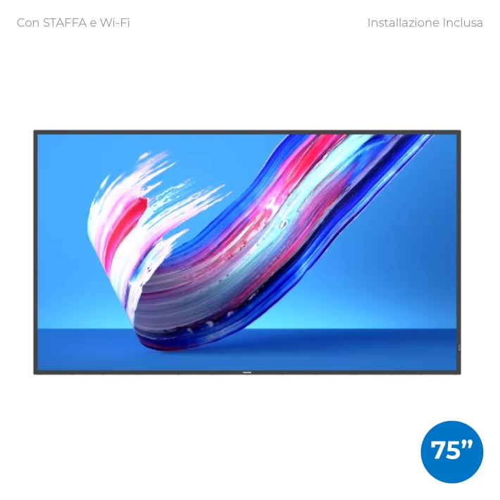 Display Informativo 75" - Digital Signage con...