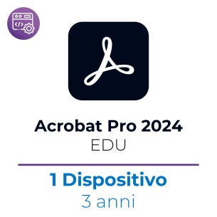 Acrobat Pro 2024 EDU - Win/Mac - 1 Dispositivo - 1 Utente...
