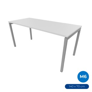 Tavolo Nova U in Melaminico - Dimensioni 140 x 70 x 74 cm...