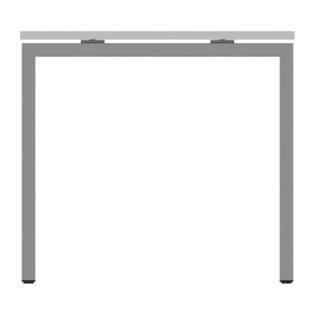 Tavolo Nova U in Melaminico - Dimensioni 160 x 60 x 74 cm - Colore Piano Bianco  - Colore...