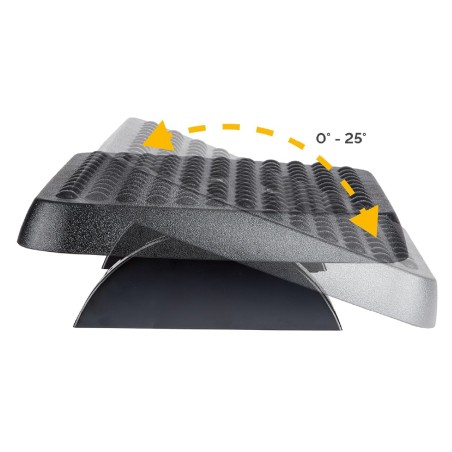 Poggiapiedi Standard - Dimensioni Piattaforma 45,2 x 30 cm -  Altezza Regolabile 8,5/10,5 cm...