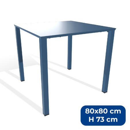 Tavolo da Esterni Modello Radura Essenza - Dimensioni 80 x 80 x 73 cm - In Metallo - Colore...
