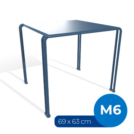 Tavolo da Esterno Modello Radura Essenza School 015 - Dimensioni 69 x 63 x 77 cm - In...