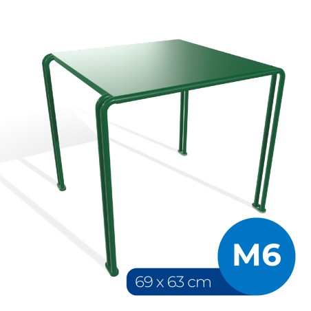 Tavolo da Esterno Modello Radura Essenza School 015 - Dimensioni 69 x 63 x 77 cm - In...