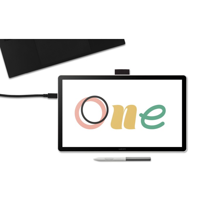 Wacom One 14 tavoletta grafica Nero, Bianco...