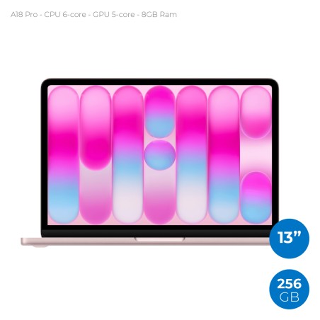 Notebook 13" - Apple Macbook Neo - A18 Pro CPU 6‑core GPU 5‑core - Ram 8GB - SSD 256GB -...