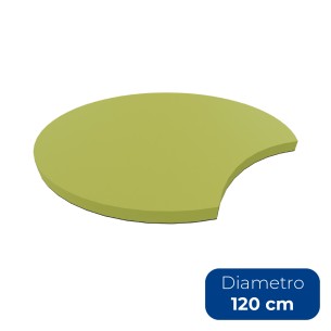 Materasso Incastro - Dimensioni Ø 120 cm - Colore Verde...