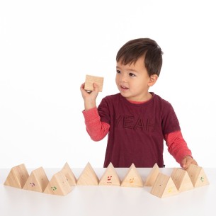 Set di Prismi Sonori in Legno - Dimensioni 5 x 6 cm -... 2