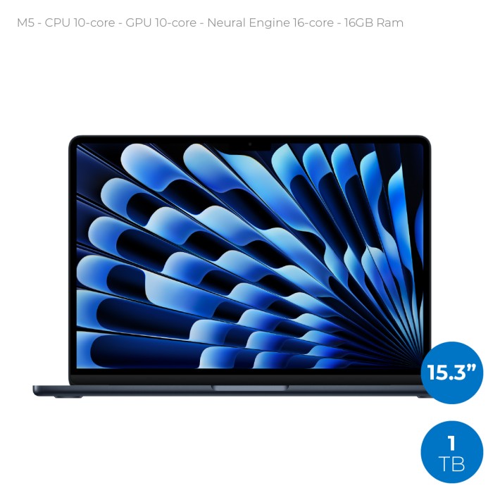 Notebook 15.3" - Apple MacBook Air - M5 CPU...