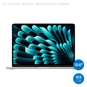 Notebook 13.6" - Apple MacBook Air - M5 CPU 10‑core  GPU...