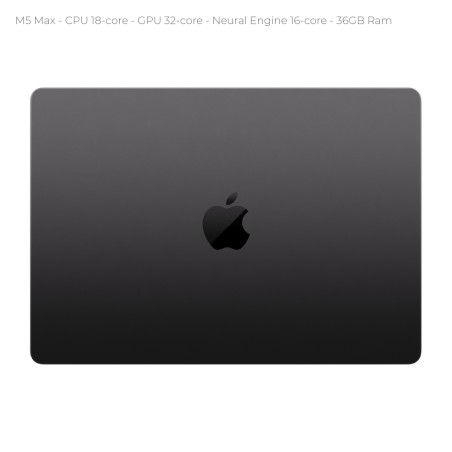 Notebook 14" - Apple MacBook Pro - M5 Max  CPU 18‑core GPU 32‑core - Ram 36GB - SSD 2TB -...
